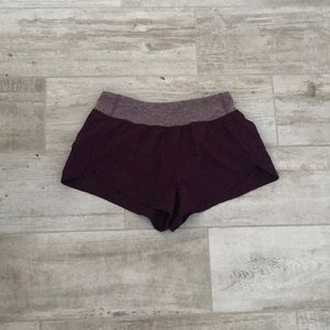 FOREVER 21 Activewear Running Shorts Maroon